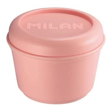 MILAN Hermetyczny okrągły pojemnik na lunch 0.25L różowy