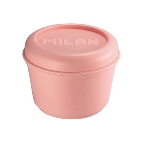 MILAN Hermetyczny okrągły pojemnik na lunch 0.25L różowy MILAN Hermetyczny okrągły pojemnik na lunch 0.25L różowy