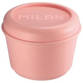 MILAN Hermetyczny okrągły pojemnik na lunch 0.25L różowy