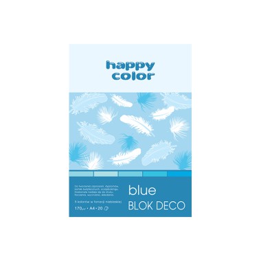 BLOK A4 PAPIER BARWIONY W MASIE DECO SCRAPBOOKING 170g NIEBIESKI