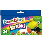 KREDKI ŚWIECOWE WOSKOWE BAMBINO 24 KOLORY KREDKI ŚWIECOWE WOSKOWE BAMBINO 24 KOLORY