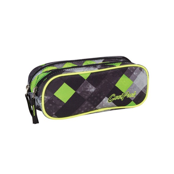 SASZETKA PATIO COOL PACK CLEVER CP59220 GRUNGE GREY PODWÓJNA PROSTOKĄTNA