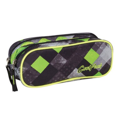 SASZETKA PATIO COOL PACK CLEVER CP59220 GRUNGE GREY PODWÓJNA PROSTOKĄTNA