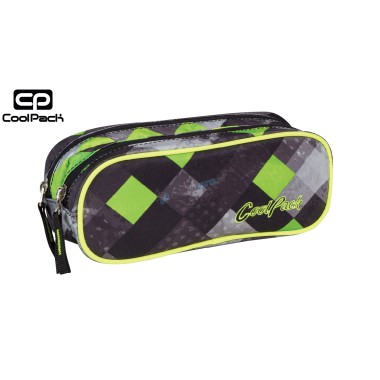 SASZETKA PATIO COOL PACK CLEVER CP59220 GRUNGE GREY PODWÓJNA PROSTOKĄTNA