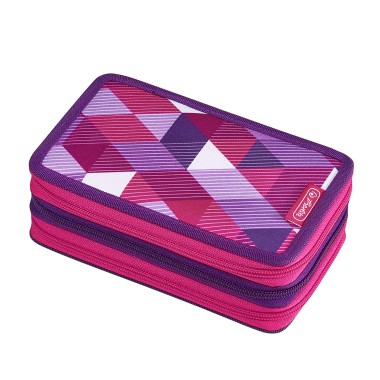 Herlitz Piórnik potrójny z wyposażeniem 31 części Cubes