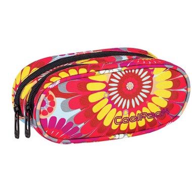 Coolpack Piórnik saszetka Tuba owalna kwiaty