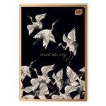 INTERDRUK BRULION A5 96 KARTEK W KRATKĘ METALLIC SATIN GOLD
