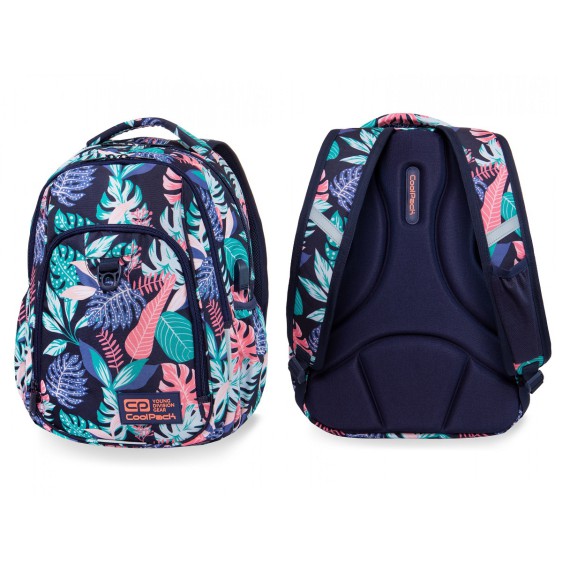 COOLPACK PLECAK MŁODZIEŻOWY SZKOLNY STRIKE-L TROPICAL MIST B18043