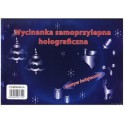 WYCINANKA SAMOPRZYLEPNA HOLOGRAFICZNA MOTYW ŚWIĄTECZNY BOŻE NARODZENIE A4