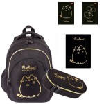 Plecak szkolny Pusheen Gold 5w1 klasa 1-3 Plecak szkolny Pusheen Gold 5w1 klasa 1-3
