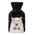 TERMOFOR W SWETERKU OGRZEWACZ CZARNY MIŚ 750 ML