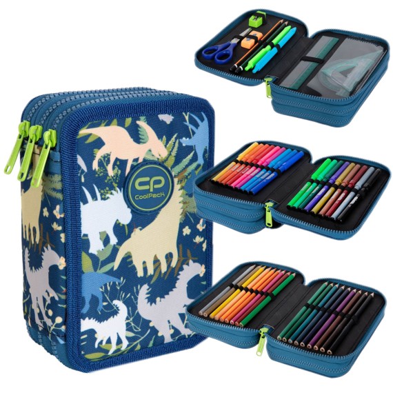 Coolpack Piórnik Jumper 3 Dino Park z Wyp.