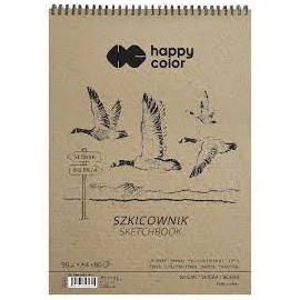 Happy Color Szkicownik na spirali A6