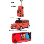COIL Walizka Jeździk 3W1 Mercedes G-CLASS Auto samochód dla dzieci czerwony COIL Walizka Jeździk 3W1 Mercedes G-CLASS Auto samochód dla dzieci czerwony
