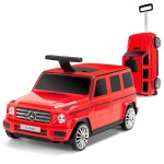 COIL Walizka Jeździk 3W1 Mercedes G-CLASS Auto samochód dla dzieci czerwony COIL Walizka Jeździk 3W1 Mercedes G-CLASS Auto samochód dla dzieci czerwony