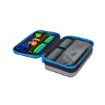Piórnik szkolny CoolPack Jumper 3- komory z wyposażeniem Ombre Gradient berry