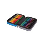 Piórnik szkolny CoolPack Jumper 3- komory z wyposażeniem Ombre Gradient berry