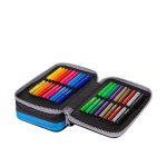 Piórnik szkolny CoolPack Jumper 3- komory z wyposażeniem Ombre Gradient berry