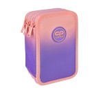 Piórnik szkolny CoolPack Jumper 3- komory z wyposażeniem Ombre Gradient berry