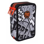 Coolpack Piórnik Jumper 3 GREY BALL Coolpack Piórnik Jumper 3 GREY BALL