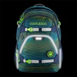 Hama Plecak szkolny COOCAZOO ScaleRale Soniclights Green