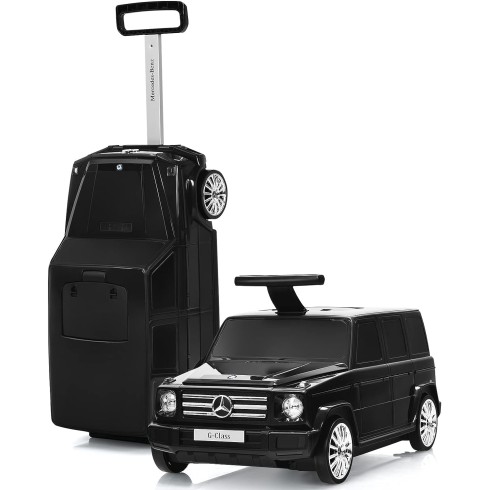 COIL Walizka Jeździk 3W1 Mercedes G-CLASS Auto samochód dla dzieci czarny COIL Walizka Jeździk 3W1 Mercedes G-CLASS Auto samochód dla dzieci czarny