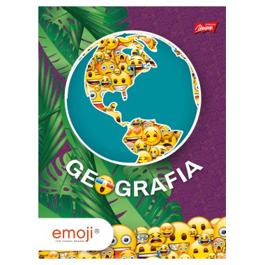 Zeszyt A5/60 kratka Geografia EMOJI