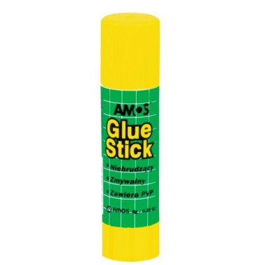 KLEJ BIUROWE SZKOLNY W SZTYFCIE AMOS 15G GLUE STICK