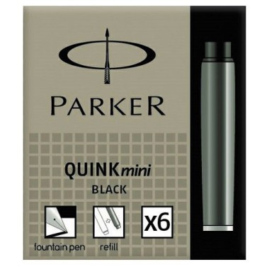 PARKER NABOJE MINI CZARNE