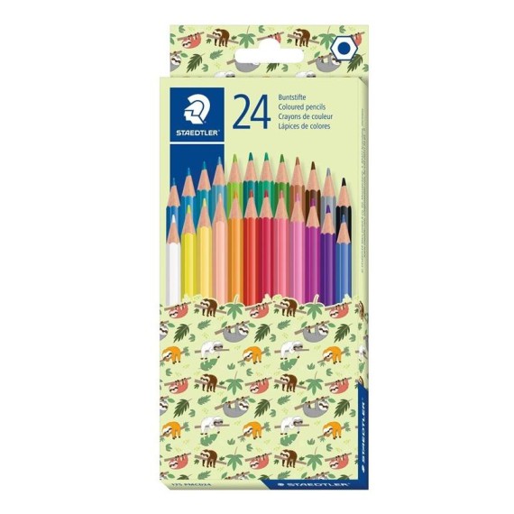 Staedtler Kredki sześciokątne 24 kolory