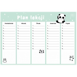 Interdruk Plan lekcji Panda Wisienki