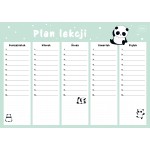 Interdruk Plan lekcji Panda Wisienki Interdruk Plan lekcji Panda Wisienki