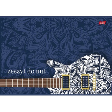 ZESZYT DO NUT A5 16 KARTEK DO MUZYKI