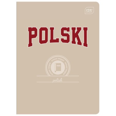 Zeszyt a5/60 kartek do j.polskiego interdruk