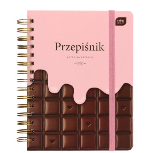 Przepiśnik Notes A5/ 240 90g  CHOCOLATE Interdruk