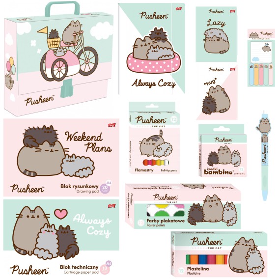 PUSHEEN WYPRAWKA SZKOLNA XXL 12W1