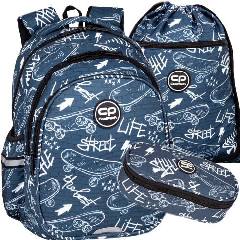Coolpack Plecak szkolny STREET LIFE klasa 1-3 hh Coolpack Plecak szkolny STREET LIFE klasa 1-3 hh