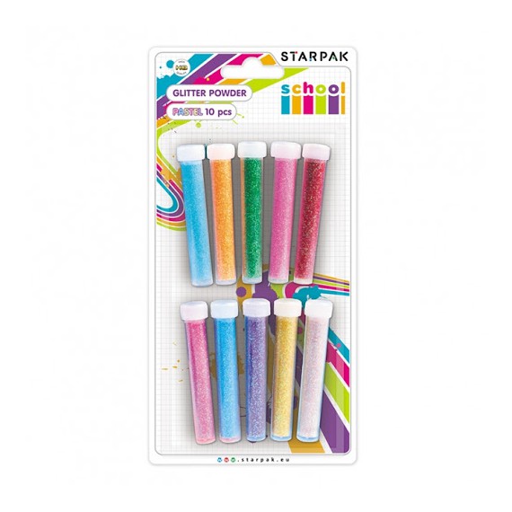 STARPAK Brokat sypki pastelowy 10 kolorów
