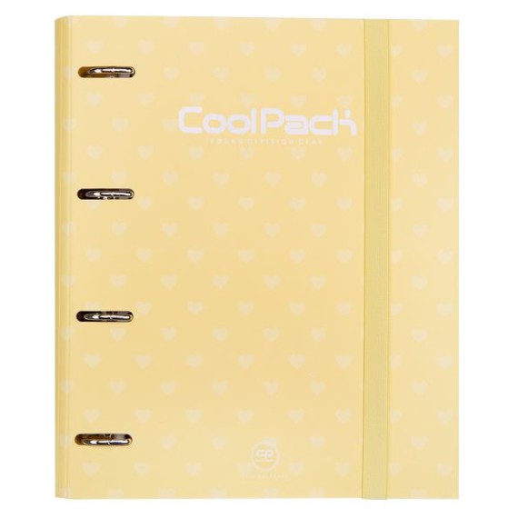 COOLPACK Segregator Organizer A4 z kartkami RING BOOK Pastel Żółty