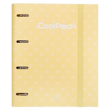COOLPACK Segregator Organizer A4 z kartkami RING BOOK Pastel Żółty