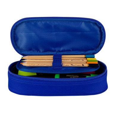 Oxford Piórnik Tuba niebieski organizer
