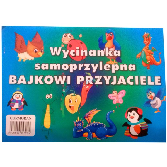 WYCINANKA SAMOPRZYLEPNA BAJKOWI PRZYJACIELE ZWIERZĄTKA NAKLEJKI