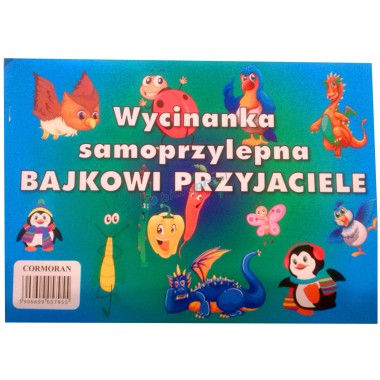 WYCINANKA SAMOPRZYLEPNA BAJKOWI PRZYJACIELE ZWIERZĄTKA NAKLEJKI