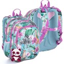 Topgal Plecak szkolny 2w1 piórnik safari SET ELLY 23004 klasa 1-4