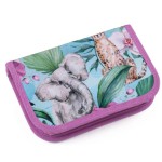 Topgal Plecak szkolny 2w1 piórnik safari SET ELLY 23004 klasa 1-4 Topgal Plecak szkolny 2w1 piórnik safari SET ELLY 23004 klasa 1-4
