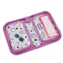 Topgal Plecak szkolny 2w1 piórnik safari SET ELLY 23004 klasa 1-4