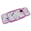 Topgal Plecak szkolny 2w1 piórnik safari SET ELLY 23004 klasa 1-4