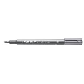 Staedtler Flamaster Marker pędzelkowy srebrny brush