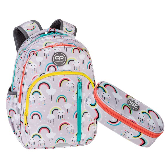 Coolpack Plecak piórnik 2w1 Base Rainbow Time