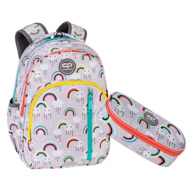 Coolpack Plecak piórnik 2w1 Base Rainbow Time